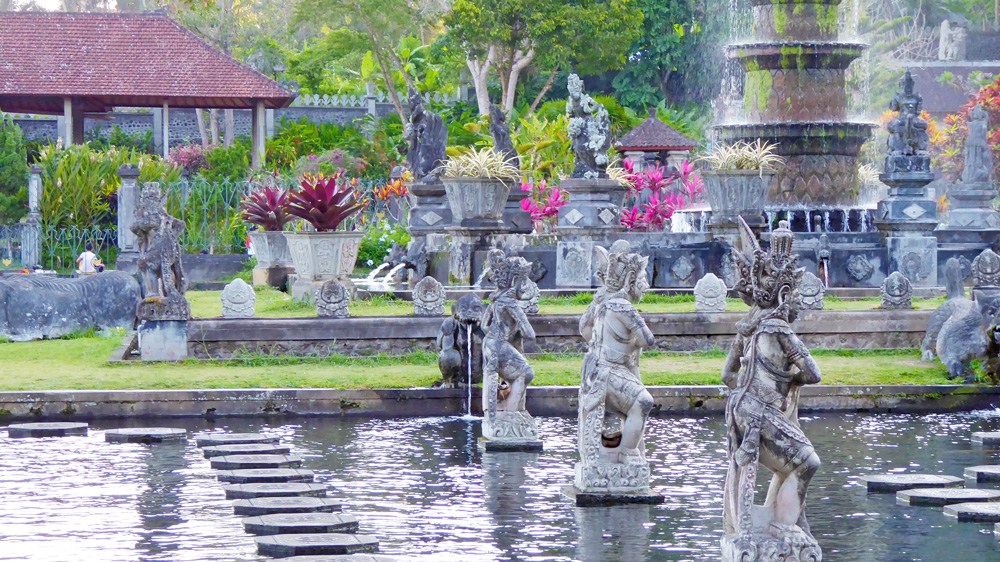 Tirtagangga Water Palace Bali Mahabharata Pond