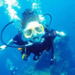 Beginner diving at Liberty shipwreck in Tulamben, Bali, Indonesia