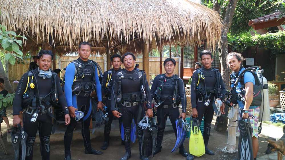 North Bali Reef Conservation dive skills training in Tianyar, Bali, Indonesia