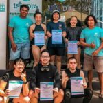 PADI advanced open water course students in Tulamben, Bali at dive center