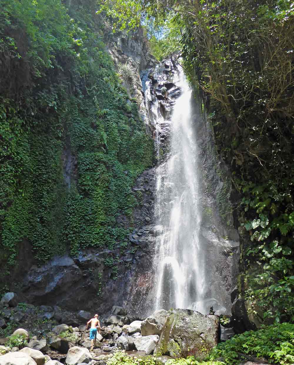 Yeh Mampeh, or Les Waterfall, located in Tejakula Bali